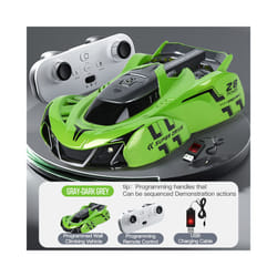 Light Chasing Wall Climbing Car Infrared Sensor Remote Control Car Wall Car Four-wheel Drive Toy Racing - 0045rlr-752