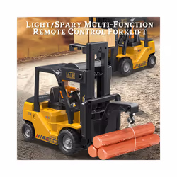 2.4G eleven pass light music spray remote control forklift charging remote control crane crane spray - forklift trucks