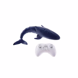 2.4G Simulation Remote Control Animals with Lights Submarine Robots Spray Water Rc Shark Toy Electric - Spray water blue 2