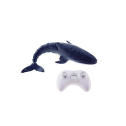 2.4G Simulation Remote Control Animals with Lights Submarine Robots Spray Water Rc Shark Toy Electric - Spray water blue 2