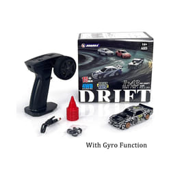 2.4G 15Km/h RC Drift Car Toys 1/43 High-Speed Remote Control Upgraded Gyro Mini Model Vehicle Electric - 4301 BlackWhiteA