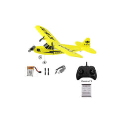 FX803 RC Plane 2.4G 2CH EPP Foam Remote control Airplane Super Glider Aircraft Outdoor Plane Toys for - Yellow W 1 battery