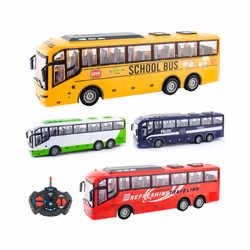 Children Remote Controlled Bus Simulation Car School Bus Model Wireless Remote Controlled Boy Electric - green