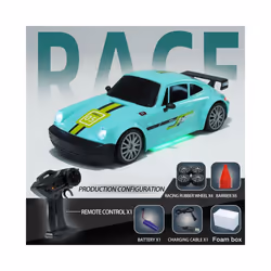 Rc drift GT 911 remote control car, a remote control drift racing car with four-wheel drive, a children's - Green-1Battery