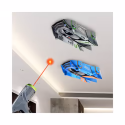 Children's remote-controlled infrared laser induction wall climbing car racing model children's toys - Red