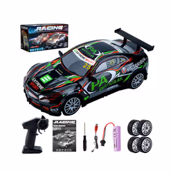 AE86 Remote Control Car Racing Vehicle Toys For Children 1:20 4WD 2.4G High Speed GTR RC Electric Drift - S205B-Green