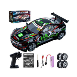 AE86 Remote Control Car Racing Vehicle Toys For Children 1:20 4WD 2.4G High Speed GTR RC Electric Drift - S205B-Green
