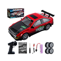 AE86 Remote Control Car Racing Vehicle Toys For Children 1:20 4WD 2.4G High Speed GTR RC Electric Drift - S204A-Red
