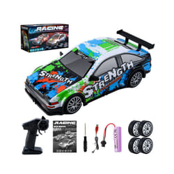 AE86 Remote Control Car Racing Vehicle Toys For Children 1:20 4WD 2.4G High Speed GTR RC Electric Drift - S204B-Green