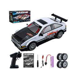 AE86 Remote Control Car Racing Vehicle Toys For Children 1:20 4WD 2.4G High Speed GTR RC Electric Drift - S204A-White