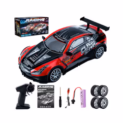 AE86 Remote Control Car Racing Vehicle Toys For Children 1:20 4WD 2.4G High Speed GTR RC Electric Drift - S205A-Red