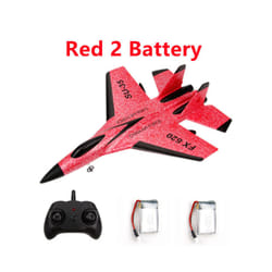 FX-620 SU-35 RC Remote Control Airplane 2.4G Remote Control Fighter Hobby Plane Glider Airplane EPP - Red-SU35-2B