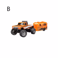 1/64 Variable Speed Racing Mini Remote Control Car Electric Four-wheel Drive Off-road Drift Car Alloy - Orange