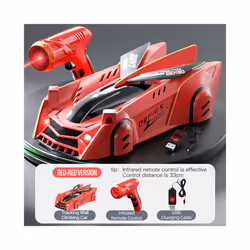 Light Chasing Wall Climbing Car Infrared Sensor Remote Control Car Wall Car Four-wheel Drive Toy Racing - 0045rlr-732s