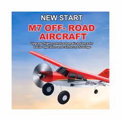 Qidi560 Moore M7 Off-road RC Plane 4CH Brushless Remote Control Airplane Fixed Wing Aircraft Model EPP - Blue