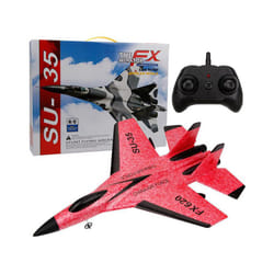 RC Foam Aircraft SU-35 Plane 2.4G Radio Control Glider Remote Control Fighter Plane Glider Airplane - RX620 Red