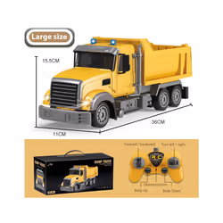 2.4Ghz Remote Control Car Rc Forklift Truck Engineering Vehicles Cranes Liftable Spray Simulated Sound - QH2901-2D