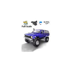 WPL MN82 C64-1 RC car araba 1/16 2.4G Full Scale 4WD Adults Climbing Car Off Road Vehicle C24 Pickup - Full Scale C24 blue