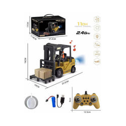 Remote Control Forklift Truck RC Car 2.4G Electric Crane Engineering Vehicles Kids Toys for Boys Child - Forklift truck