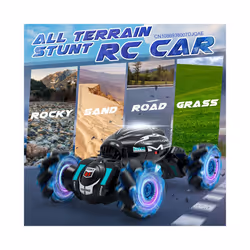 4WD Drift Stunt Car 1:18 Remote Control Car with Music Light RC Cars Off Road On Road Watch Gesture - Red
