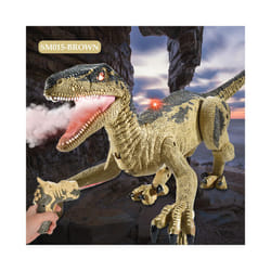 Remote Control Dinosaur Toys, Walking Dino with Light and Sound Velociraptor Tyrannosaurus Rex Spinosaurus - SM015