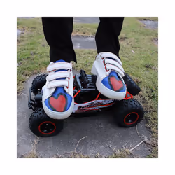 ZWN 1:12 4WD RC Car With Led Lights 2.4G Radio Remote Control Cars Buggy Off-Road Control Monster Trucks - 37CM Red 2Batty