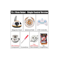 RC Robot 2.4G Radio Remote Control With Sound Watch Gesture Induction Sensor Intelligent Robot Car Model - No original box
