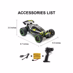 Sinovan RC Car 20km/h High Speed Car Radio Controled Machine 1:18 Remote Control Car Toys For Children - WJQY1801BM