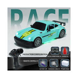 Rc drift GT 911 remote control car, a remote control drift racing car with four-wheel drive, a children's - Green-3Battery