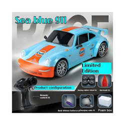 Rc drift GT 911 remote control car, a remote control drift racing car with four-wheel drive, a children's - Sea blue-3Battery