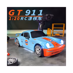 Rc drift GT 911 remote control car, a remote control drift racing car with four-wheel drive, a children's - Pink-3Battery
