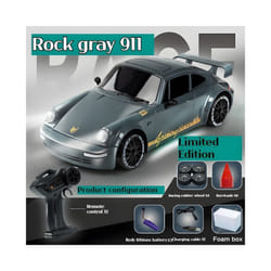 Rc drift GT 911 remote control car, a remote control drift racing car with four-wheel drive, a children's - Rock gray-3Battery