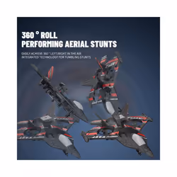 RC Plane with Camera Helicopter Remote Control Aircraft Obstacle Avoidance Fighter 2.4G Airplane EPP - Blue with camera
