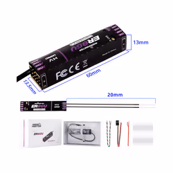 Radiomaster 2.4GHz ELRS PWM Receiver V 8CH ExpressLRS RX For RC Fixed Wing Aircraft Car - ER8GV