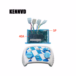 12V 2.4G Children's Electric Car Universal 2.4G Bluetooth Remote Control Receiver,24V Ride on Toys Car - 5PIN A full set