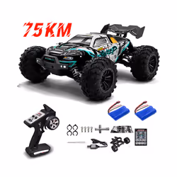 1:16 75KM/H or 50KM/H 4WD RC Car with LED Remote Control Cars High Speed Drift Monster Truck for Kids - 16101 -Purple-1B