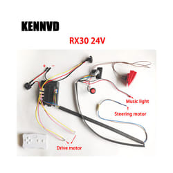 DIY  200W wire harness for children's electric car with switch and remote control receiver Ride On Toys - 24V RX30 C