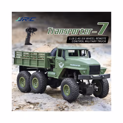 1/18 Rc Car Off-Road 4x4 Radio Controlled Car Military Electric Machine 10Km/h Rc Buggy Children's Cars - Q68 Green