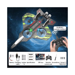 New Product Remote-controlled Glider Remote-controlled Airplane F22 Fighter Model 2.4G Airplane 10-year-old - green