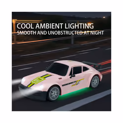 RC Drift Car 1/20 4WD 2.4G Remote Control Car with Light High Speed Four Wheel Drive Radio Controlled - green