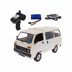 1/10 Wpl D42 Rc Car 2.4g Simulation Van Drift Truck Led Remote Control Vehicle Off-road Tj110 Rc Car - White B1