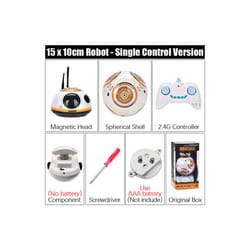 RC Robot 2.4G Radio Remote Control With Sound Watch Gesture Induction Sensor Intelligent Robot Car Model - With original box