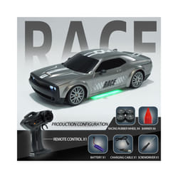 RC Drift Car 1/20 4WD 2.4G Remote Control Car with Light High Speed Four Wheel Drive Radio Controlled - gray