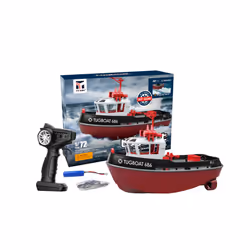 NEW 686 RC Boat 1/72 Powerful Dual Motor Wireless Radio Control Shipboat 2.4G Electric Remote Control - black