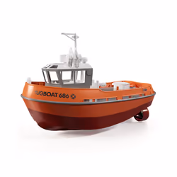 NEW 686 RC Boat 1/72 Powerful Dual Motor Wireless Radio Control Shipboat 2.4G Electric Remote Control - black