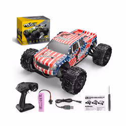 1:20 Off Road RC Car 2.4G Radio Remote Control Cars RTR High Speed Climbing Drift Remote Control Monster - S777-Red