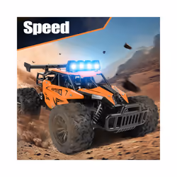 1:16 Remote Control Car Off Road Drift With LED High-Speed Rc Car Climbing Vehicle Trucks 2.4G Children - Black