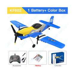 RC Plane KF602 Professional 2.4G Radio Remote Control Airplane EPP Foam Aircraft  Glider Flying Model - KF602 1B OB