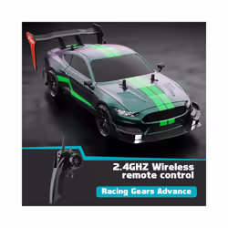 2.4G Rc Cars 4WD RC Drift Car Toy GTR Model Soft Shell Remote Control Racing Car kids Toys for Boys - Mustang-CN
