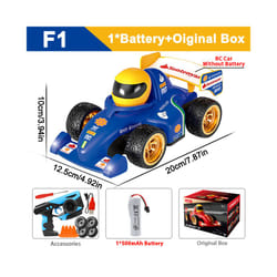 ZWN F1 2.4G RC Drift Car 4WD Remote Control Car High Speed Four Wheel Drive Radio Controlled Mini Racing - F1 Bule 1B Box